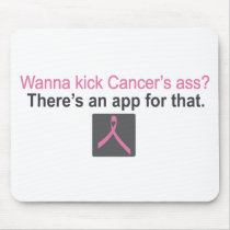 Breast Cancer iPhone App mousepads by ifightlikeagirl Breast Cancer iPhone App mousepads