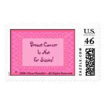 Breast Cancer Is Not For Sissies!... postage by clarachandler Breast Cancer Is Not For Sissies!... postage