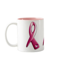 breast cancer logo, breast cancer logo, breast ... mugs