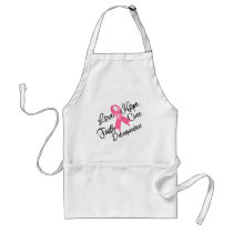 Breast Cancer Love Hope Determination Apron