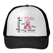 Breast Cancer Miss My Sister 3 Hats