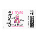Breast Cancer Miss My Sister 3 stamp