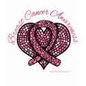 Breast Cancer Mosaic Heart Ribbon t-shirts by giftsforawareness Breast Cancer Mosaic Heart Ribbon t-shirts