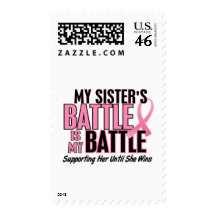 Breast Cancer My BATTLE TOO 1 Sister Stamps