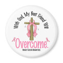 Breast Cancer My Best Friend Will Overcome magnets by awarenessgifts Breast Cancer My Best Friend Will Overcome magnets