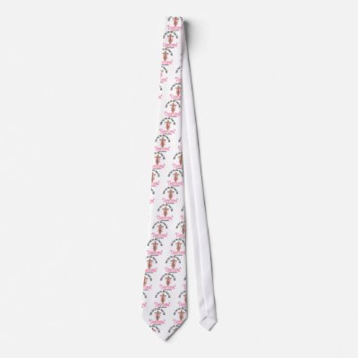 Breast Cancer My Best Friend Will Overcome Neck Ties by awarenessgifts