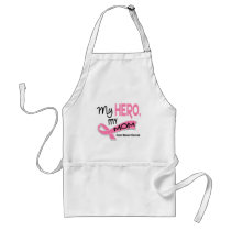 Breast Cancer MY HERO, MY MOM 42 Apron