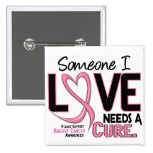Breast Cancer NEEDS A CURE 2 Pin