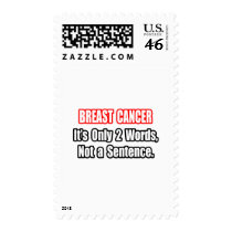 Breast Cancer...Not a Sentence Postage Stamps