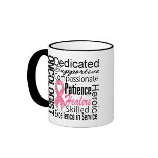 Breast Cancer Oncologist Collage mug