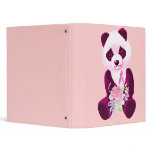 Breast Cancer Panda Bear Binders