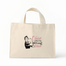 Breast Cancer Picked The Wrong Diva Tote Bags