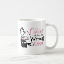 Breast Cancer Picked The Wrong Diva Mug