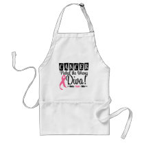 Breast Cancer Picked The Wrong Diva v2 Aprons