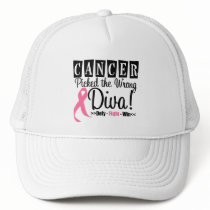 Breast Cancer Picked The Wrong Diva v2 Hats