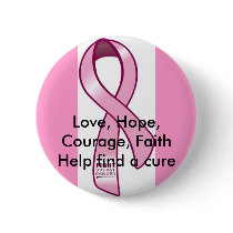 Breast cancer pin buttons by nanders88 Breast cancer pin buttons