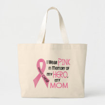 Breast Cancer PINK IN MEMORY OF MY MOM 1 Bags