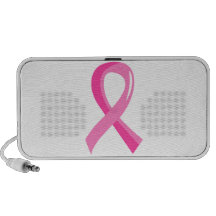 Breast Cancer Pink Ribbon 3 Mp3 Speakers