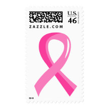 Breast Cancer Pink Ribbon 3 Postage