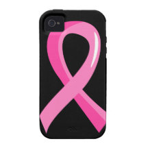 Breast Cancer Pink Ribbon 3 Vibe iPhone 4 Covers