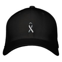 Breast Cancer Pink Ribbon Embroidered Baseball Caps