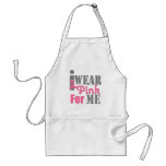 BREAST CANCER PINK RIBBON For Me aprons