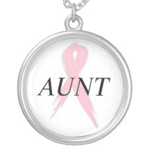 Breast Cancer Ribbon for Aunt Jewelry