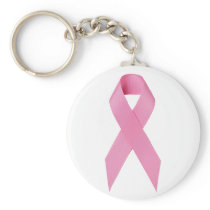 Breast Cancer Ribbon Key Chain