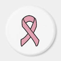 Breast Cancer Ribbon Magnets