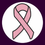 Breast Cancer Ribbon Sticker - Customized