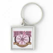 Breast Cancer Ride For Cure Keychain