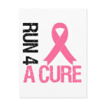 Breast Cancer Run 4 A Cure Postcard