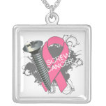 Breast Cancer - Screw Cancer necklaces