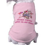 Breast Cancer Sisters Pet Tee Shirt