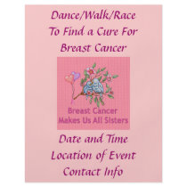 Breast Cancer Sisters flyers