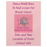Breast Cancer Sisters flyers