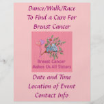 Breast Cancer Sisters Flyer Design