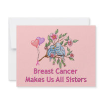 Breast Cancer Sisters invitations