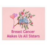 Breast Cancer Sisters Personalized Announcement