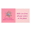 Breast Cancer Sisters photo cards by orsobear Breast Cancer Sisters photo cards