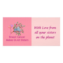Breast Cancer Sisters photo cards by orsobear Breast Cancer Sisters photo cards