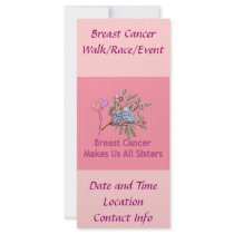 Breast Cancer Sisters rack cards by orsobear Breast Cancer Sisters rack cards
