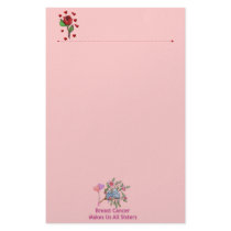 Breast Cancer Sisters stationery by orsobear Breast Cancer Sisters stationery