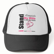 Breast Cancer Stand Alongside My Wife Mesh Hat