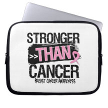 Breast Cancer - Stronger Than Cancer Laptop Sleeve