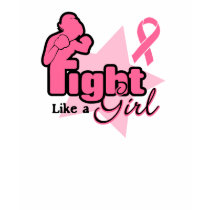 Breast Cancer Stylish Boxer Fight Like A Girl t-shirts