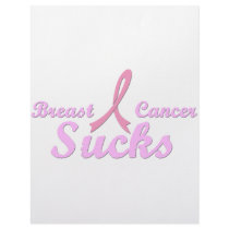 Breast cancer sucks letterhead template