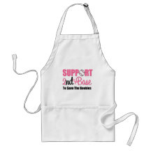 Breast Cancer Support 2nd Base Apron