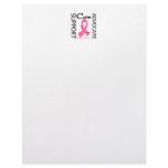 Breast Cancer Support Advocate Cure Custom Letterhead