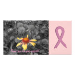 Breast Cancer Support Customizable Photo Card